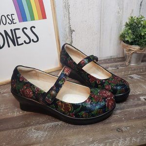 Alegria Flair Winter Garden Mary Jane Shoes Size 8